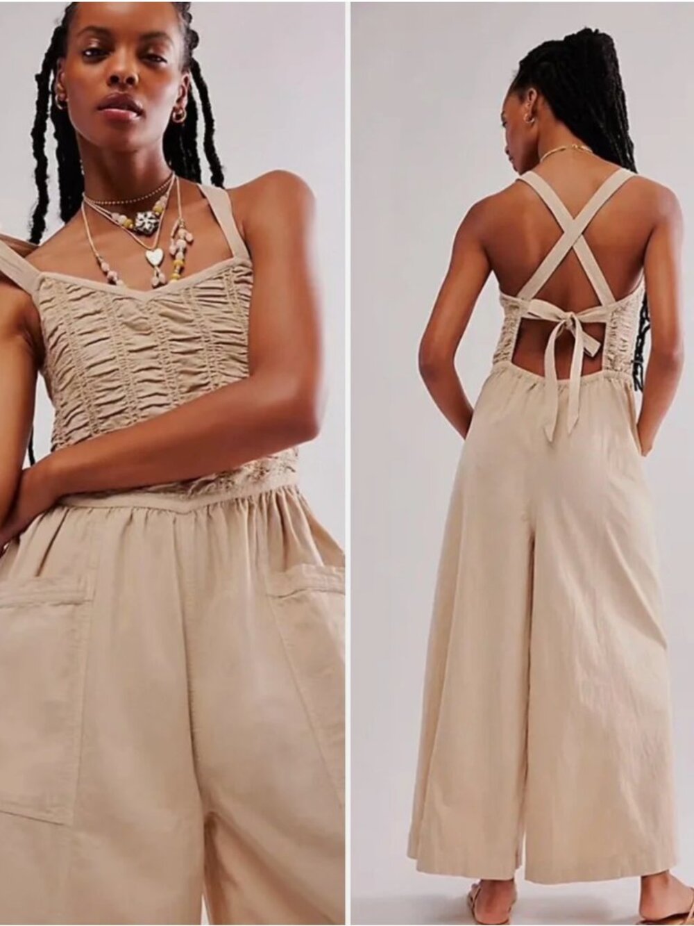 Free People Wide Leg Jumpsuit